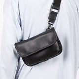 Men Small Crossbody Square Bag Phone Diagonal Street Style Shoulder Bag