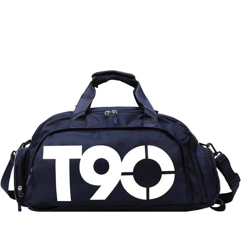 Outdoor Sport Gym Bag Backpack Waterproof Fitness Separate Space for Shoes T90