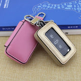 Leather Car Key Holder Key Wallets Organizer Housekeeper Key Case Pouch