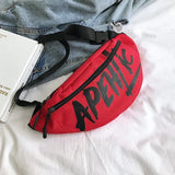 Hip Hop Waist Bag Fanny Pack Zip Belt Money Pouch