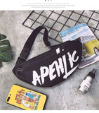 Hip Hop Waist Bag Fanny Pack Zip Belt Money Pouch