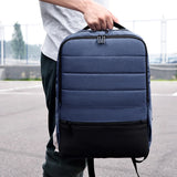 Men's Waterproof Casual Backpack USB Charging 14-Inch Large Capacity
