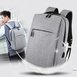 Men's USB Business Backpack Anti Theft Daypack
