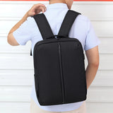 Men's Gray Business Backpack Laptop 13.3 Inch Urban Portable Bag