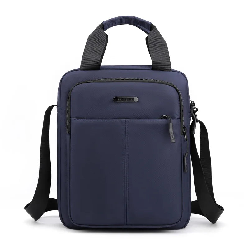 Men's Crossbody Bag Business Handbag Waterproof Zipper Shoulder P