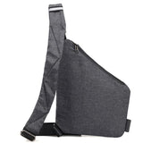 Men's Crossbody Chest Bag Waist Bag Headphone Messenger