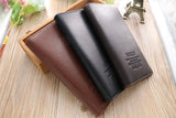 Men's Long Wallet PU Purse Wallet Moneybag Gentleman's Business Hand Bag