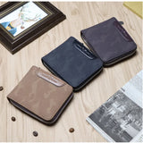 Men's Camo Zipper Wallet Big Capacity