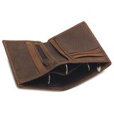 Men's Leather Lattice Wallet Real & Classical