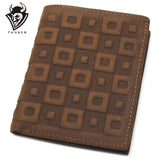 Men's Leather Lattice Wallet Real & Classical