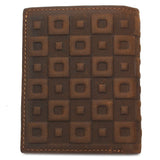 Men's Leather Lattice Wallet Real & Classical