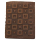 Men's Leather Lattice Wallet Real & Classical