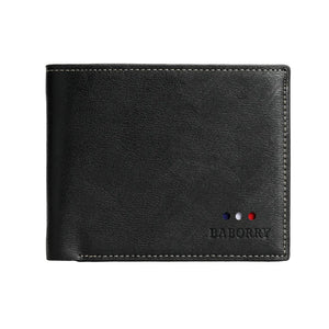 Men's Wallet Soft Leather Multi-function Short Wallet