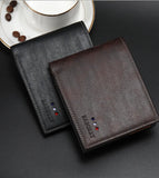 Men's Wallet Soft Leather Multi-function Short Wallet