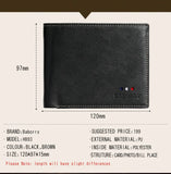 Men's Wallet Soft Leather Multi-function Short Wallet