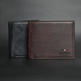 Men's Wallet Soft Leather Multi-function Short Wallet