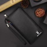 Men's Long Handbag Large Capacity Business Zipper Wallet