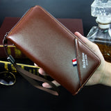 Men's Long Zipper Wallet Business Leisure Multi-card Bag