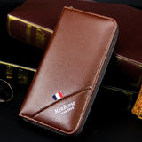 Men's Long Zipper Wallet Business Leisure Multi-card Bag