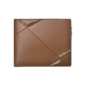 Men's Zipper Wallet, Personalized Business Multifunction Wallet