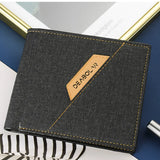 Men's Wallet Short Horizontal Zipper Business Multifunction Wallet