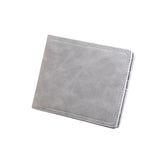 Men's Short Scrub Wallet, Dollar Clip, Ultra-thin, Driver's Bag