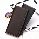 Men's Long Wallet Retro Youth Soft Wallet Student Ticket Folder