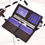 Men's Long Wallet Retro Youth Soft Wallet Student Ticket Folder