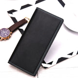 Men's Long Wallet Retro Youth Soft Wallet Student Ticket Folder