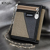 Canvas Trifold Sports Money Cash Wallet Holder