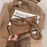 Crocodile Pattern Women Shoulder Bags Flap PU Leather Crossbody Bags