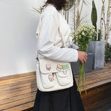 Japanese Harajuku Wild Style Canvas Shoulder Bag