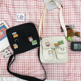 Japanese Harajuku Wild Style Canvas Shoulder Bag
