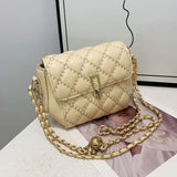 Metal Buckle Handbag Chain Small Shoulder Bag Crossbody Bag