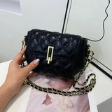 Metal Buckle Handbag Chain Small Shoulder Bag Crossbody Bag