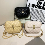 Metal Buckle Handbag Chain Small Shoulder Bag Crossbody Bag