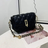 Metal Buckle Handbag Chain Small Shoulder Bag Crossbody Bag