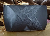 Metal Tassel Clutch Bag With Chain Shoulder Handbag Silk Purse Evening Bag