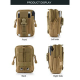 Military Tactical Molle Waist Belt Pack Fanny Phone Pouch