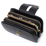 Mini Crossbody Bag with Chain Strap Flap Messenger Purse Light Handbag