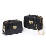 Mini Crossbody Bag with Chain Strap Flap Messenger Purse Light Handbag