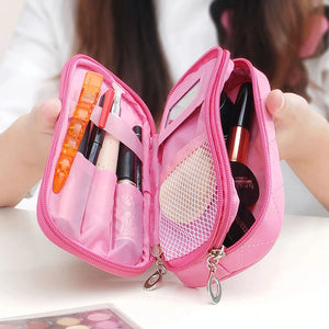 Mini Ladies Cosmetic Bag Waterproof Storage Makeup Bag Multi-purpose Pen