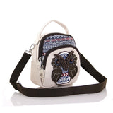 Owl Printed Mini Messenger Bag Crossbody Women's Bag