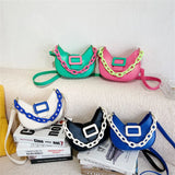 Mini PU Leather Shoulder Crossbody Bags for Women Totes Ladies Handbags