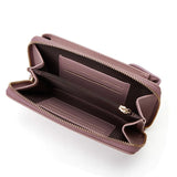 Women Crossbody Bag PU Leather Single Shoulder Classic Casual Soild Card Clip