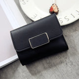 Solid Wallet Female Short Mini All-match Students Small Wallet