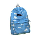 Personalized Cloud Leaves Schoolbag for Boys and Girls Backpack