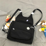 Waterproof Nylon Women Backpack Female Travel Bag Small Schoolbag