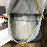Waterproof Multi-pocket Patchwork Backpack for Women