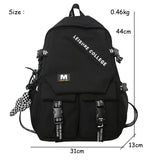 Waterproof Nylon Female Backpack Large Capacity School Bag Men Laptop Backpacks